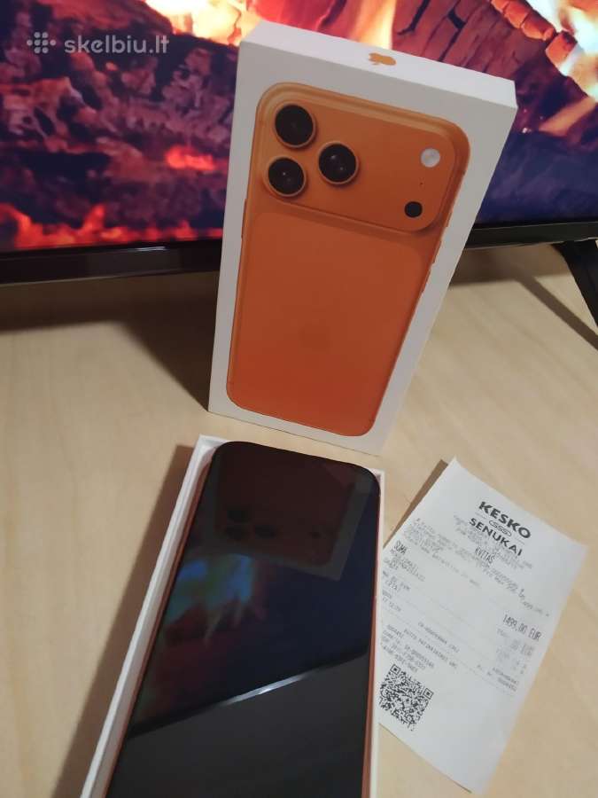iPhone 17 Pro Max 256 GB Orange - nuotraukos Nr. 2