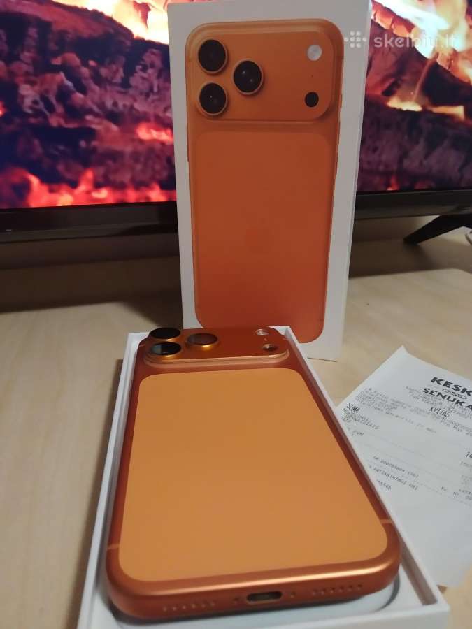 iPhone 17 Pro Max 256 GB Orange - nuotraukos Nr. 3