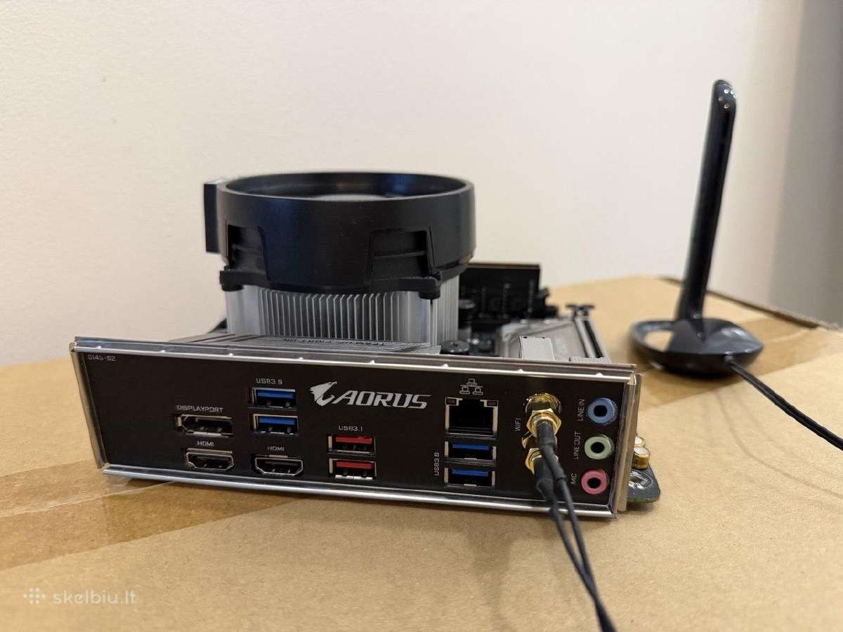 B450 Aorus Pro WiFi Ryzem Am4 5500 16gb RAM - nuotraukos Nr. 2