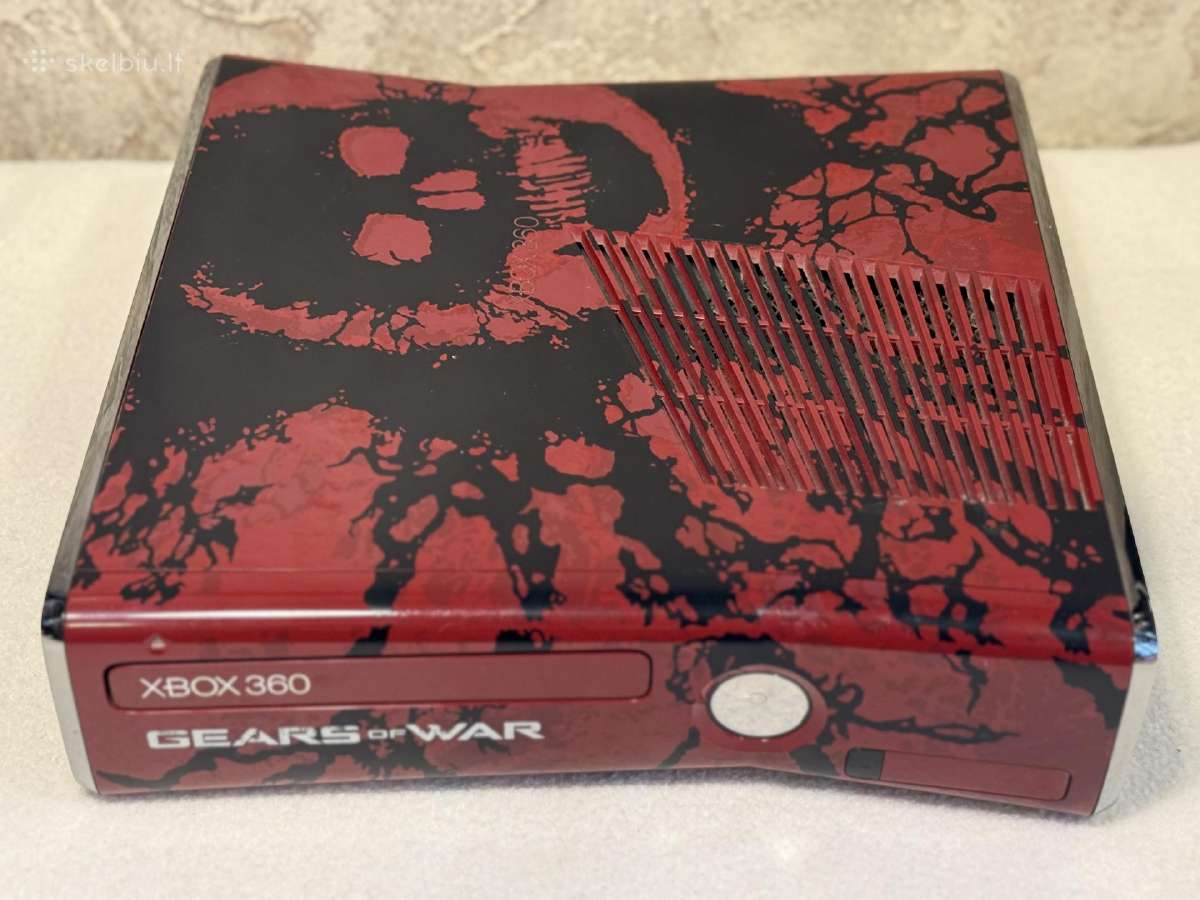 Xbox 360 Slim 500gb Gears of War Limited Edition - nuotraukos Nr. 6