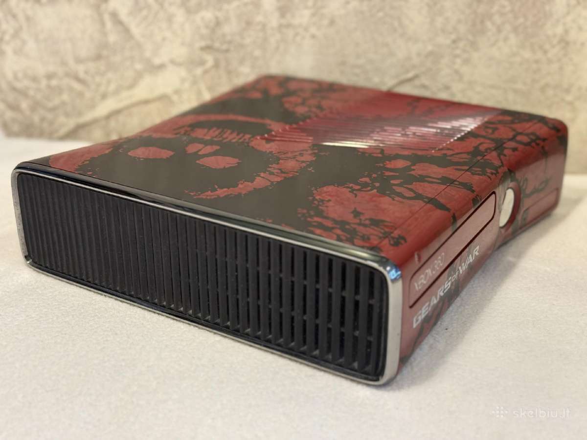 Xbox 360 Slim 500gb Gears of War Limited Edition - nuotraukos Nr. 8