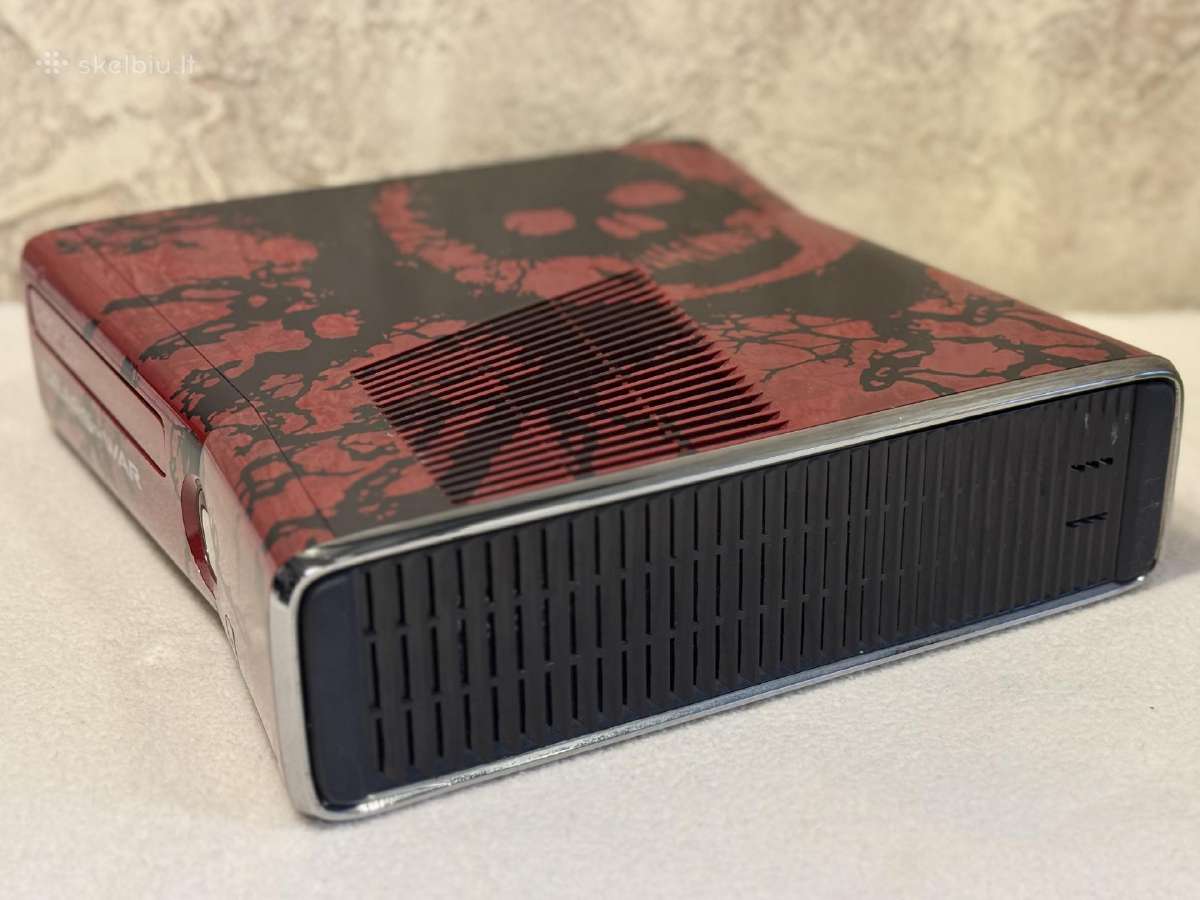 Xbox 360 Slim 500gb Gears of War Limited Edition - nuotraukos Nr. 9