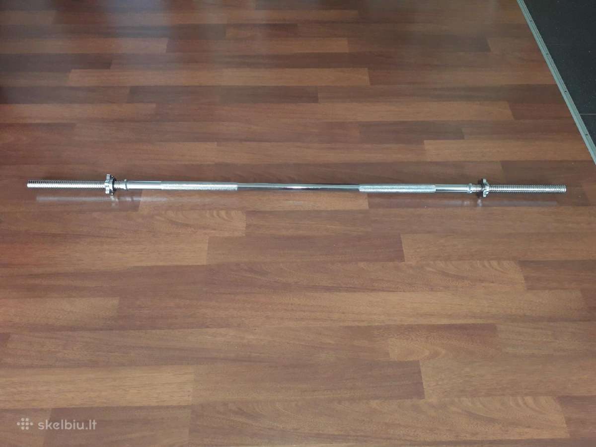 Tiesi štanga svoriams, 8 kg, nauja - nuotraukos Nr. 3