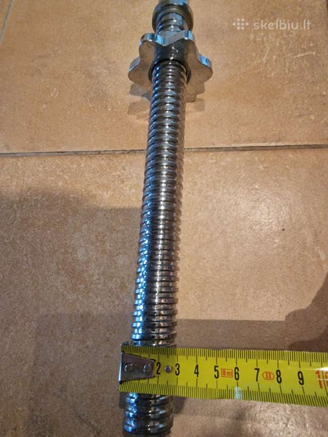 Tiesi štanga svoriams, 8 kg, nauja - nuotraukos Nr. 2