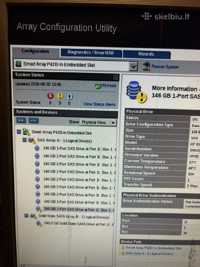 Hpe Proliant Dl360p Gen8 serveris - nuotraukos Nr. 5