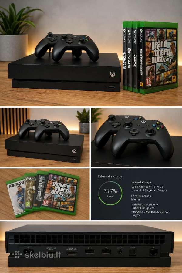 Xbox one x - nuotraukos Nr. 2