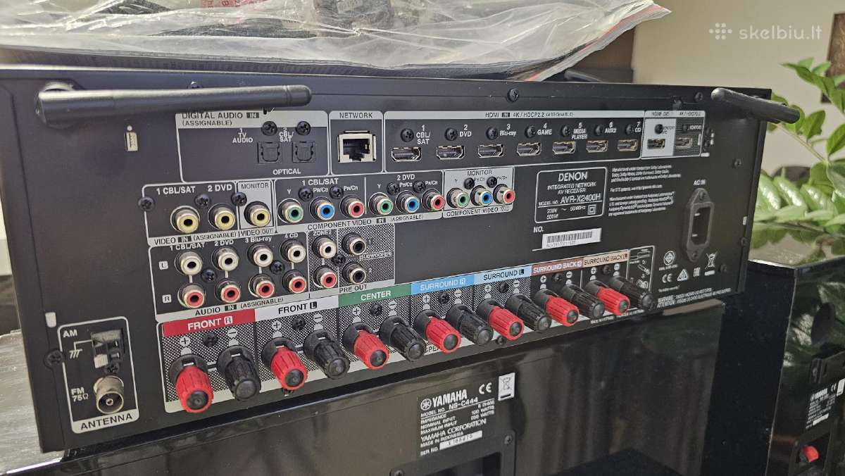 Denon X2400 ir Yamaha 5.0 - nuotraukos Nr. 3
