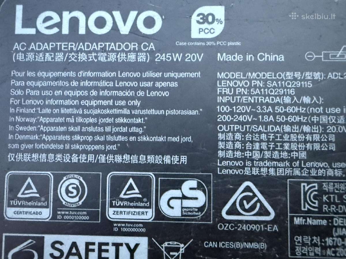 Lenovo Legion Oled 15.3 Rtx5070 - nuotraukos Nr. 9