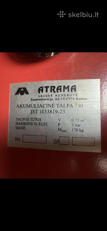 Katilas “Kalvis 16-2 ir akumuliacinė talpa - nuotraukos Nr. 6
