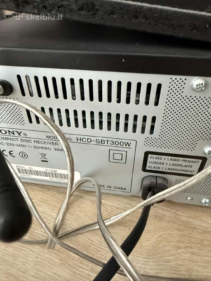 Sony Cmt-sbt300w muzikinis centras - nuotraukos Nr. 5
