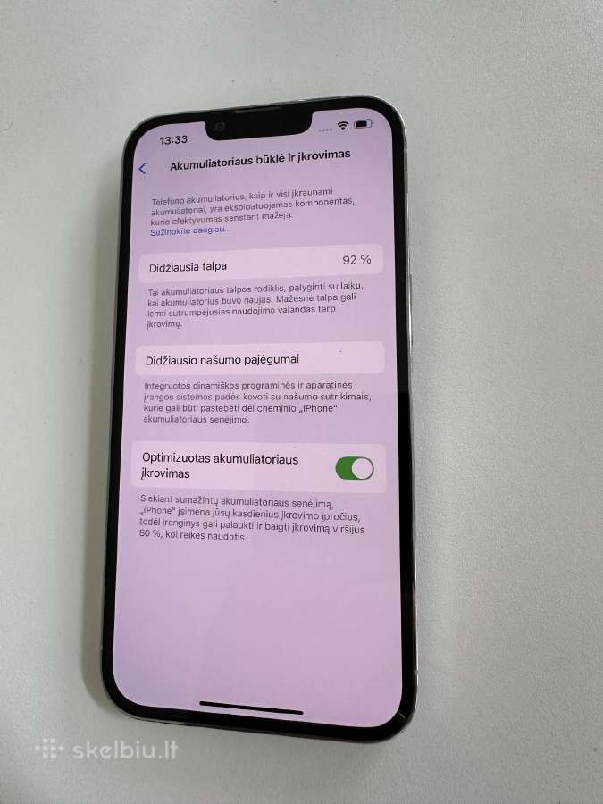 iPhone 13 Pro 256gb Silver - nuotraukos Nr. 6