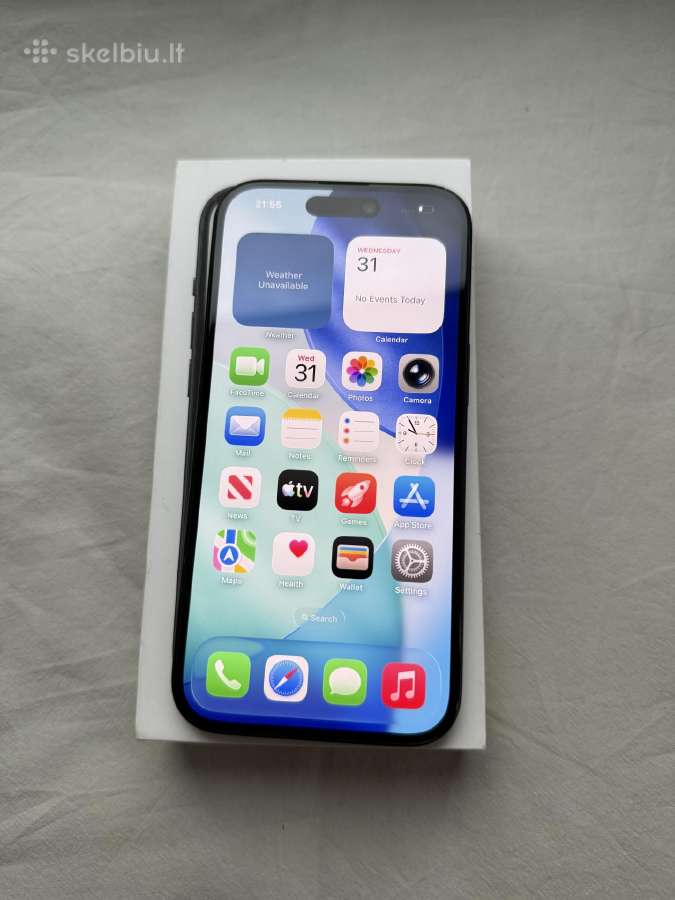 iPhone 15 256gb Black - nuotraukos Nr. 3