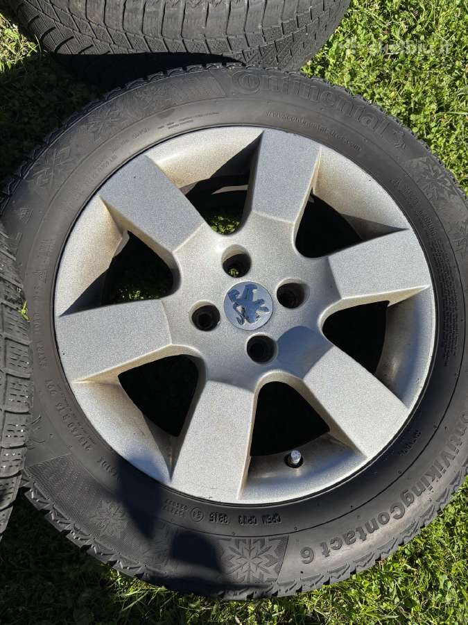 Peugot orginalūs ratlankiai R16 - nuotraukos Nr. 2