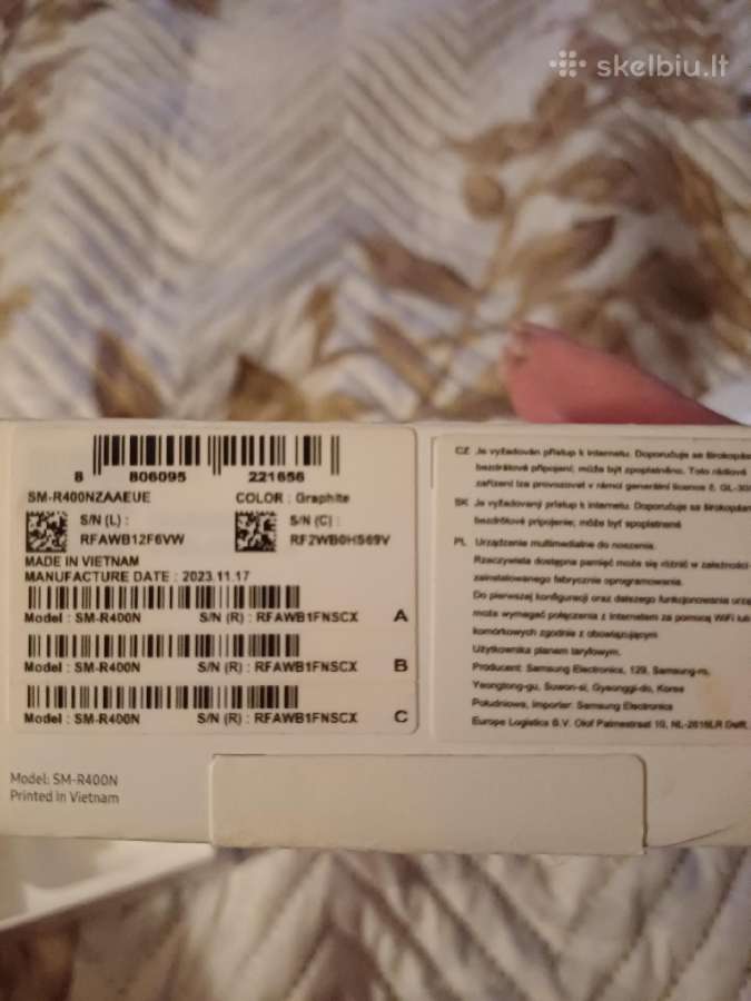 Samsung Galaxy Buds Fe ausinės - nuotraukos Nr. 5