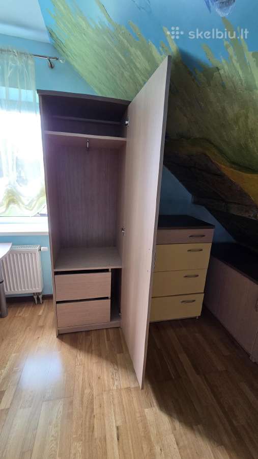 Parduodama drabužių spinta su stalčiais - nuotraukos Nr. 2