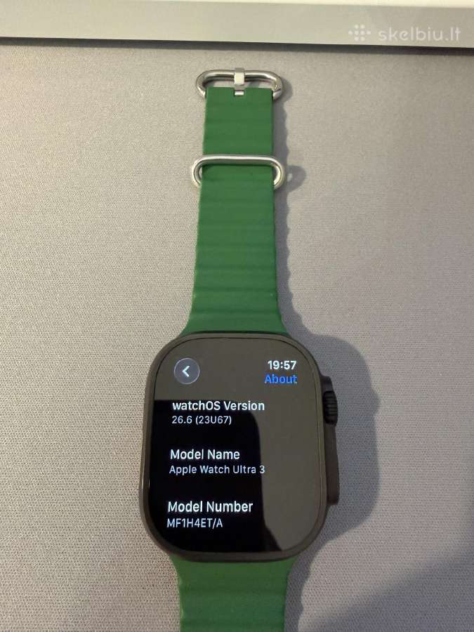 Apple Watch Ultra 3 GPS + Cellular 49mm Black - nuotraukos Nr. 7