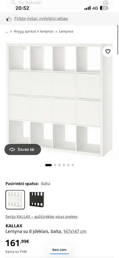 Ikea jaunuolio baldai, pilnas komplektas - nuotraukos Nr. 11