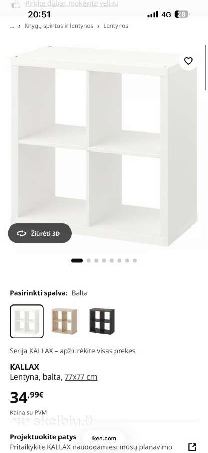 Ikea jaunuolio baldai, pilnas komplektas - nuotraukos Nr. 12