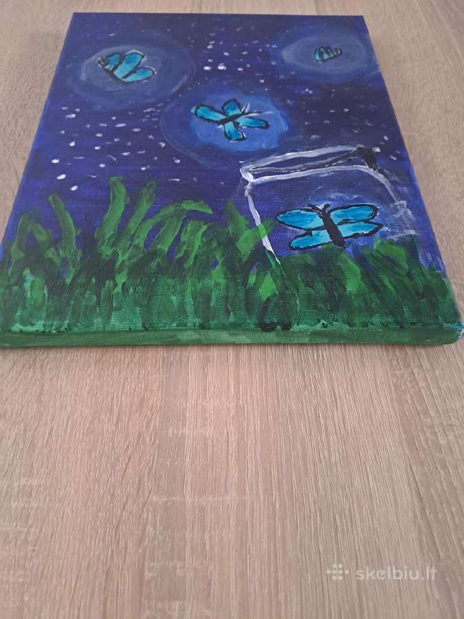 Rankų darbo paveikslas ant drobės - nuotraukos Nr. 6