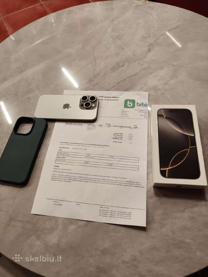 iPhone 16pro Natural Titanium - nuotraukos Nr. 5