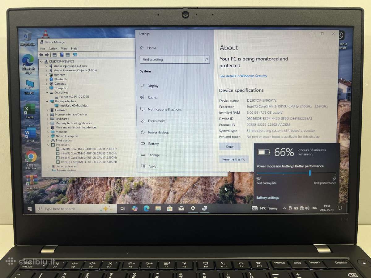 Lenovo thinkpad L14 - nuotraukos Nr. 2