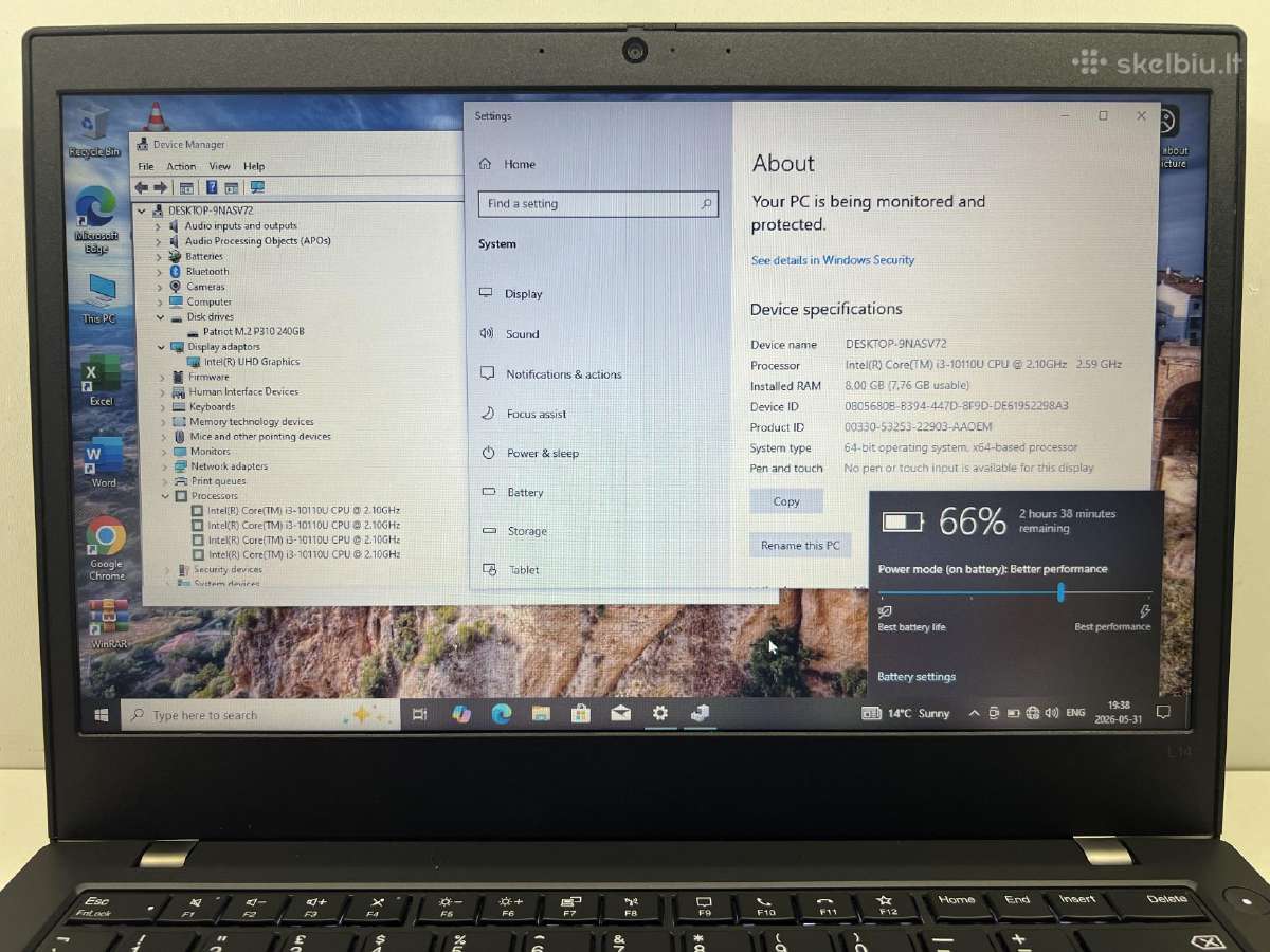 Lenovo thinkpad L14 - nuotraukos Nr. 2