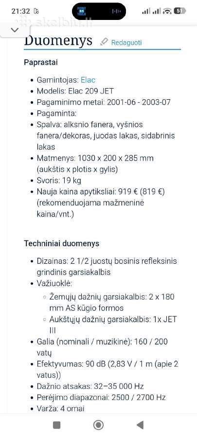 Aukštos klasės akustika Dynaudio Heco T+a Alr Elac - nuotraukos Nr. 4