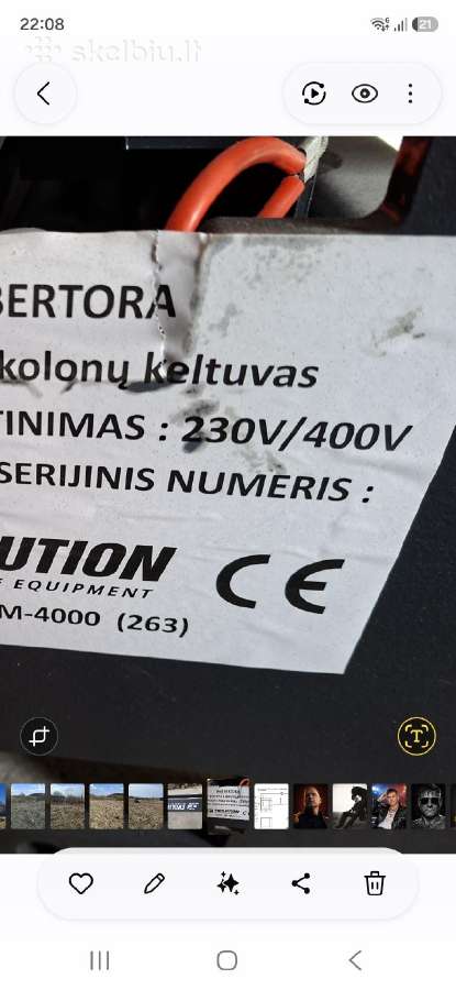Auto keltuvas - nuotraukos Nr. 4