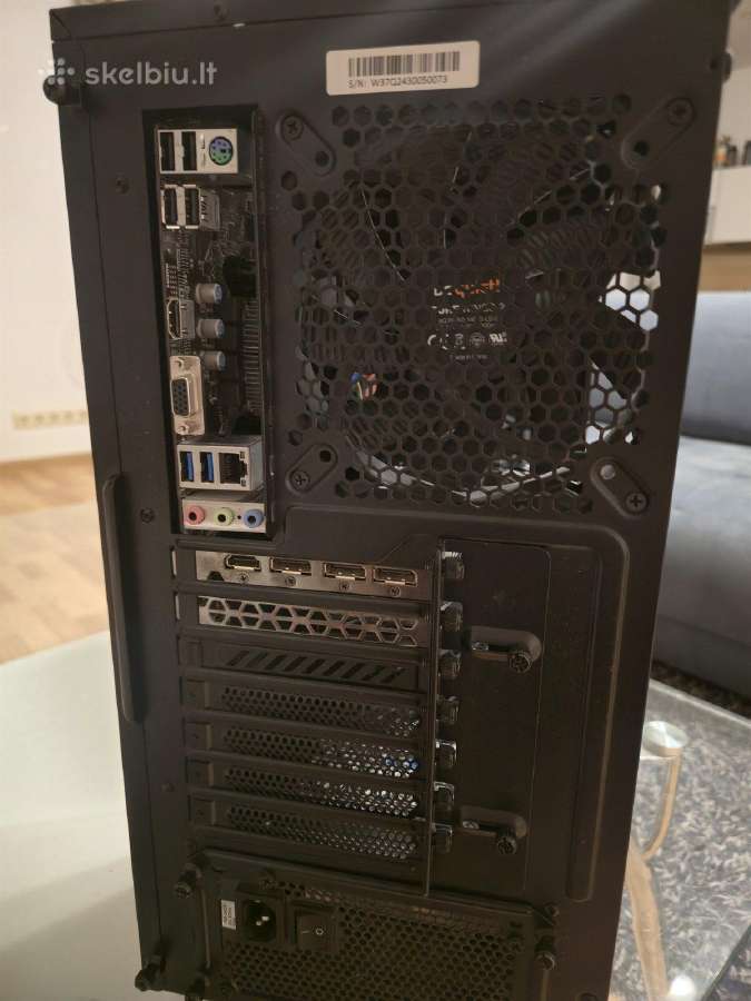Stacionarus kompiuteris I7 7700 Rx 5700xt - nuotraukos Nr. 5