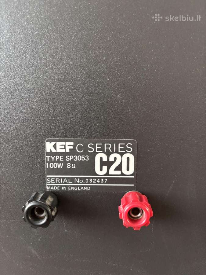 Puikiai išlaikytos Kef C20 kolonėlės - nuotraukos Nr. 3