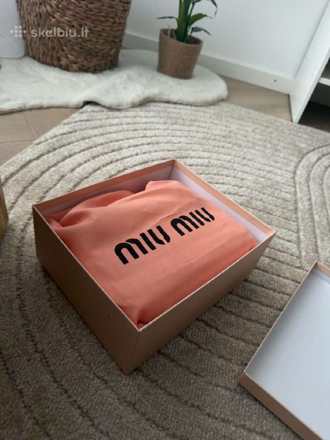 Miu Miu Rankinė Balta - nuotraukos Nr. 7