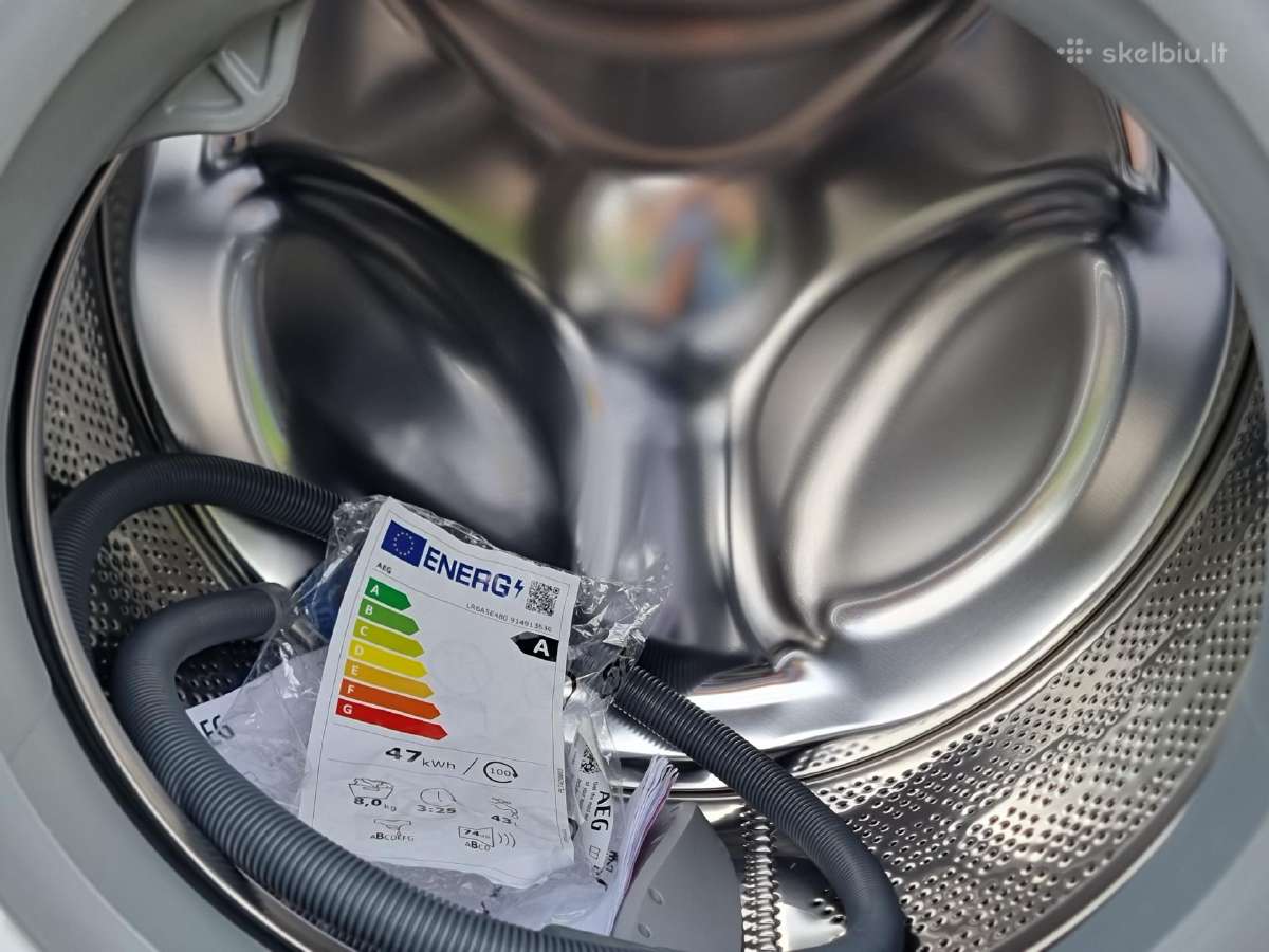 Nauja Aeg Lr6a5e480 , talpa 8 kg + garantija - nuotraukos Nr. 10