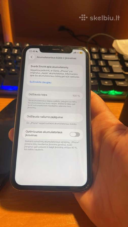 iPhone 11 64gb - nuotraukos Nr. 4
