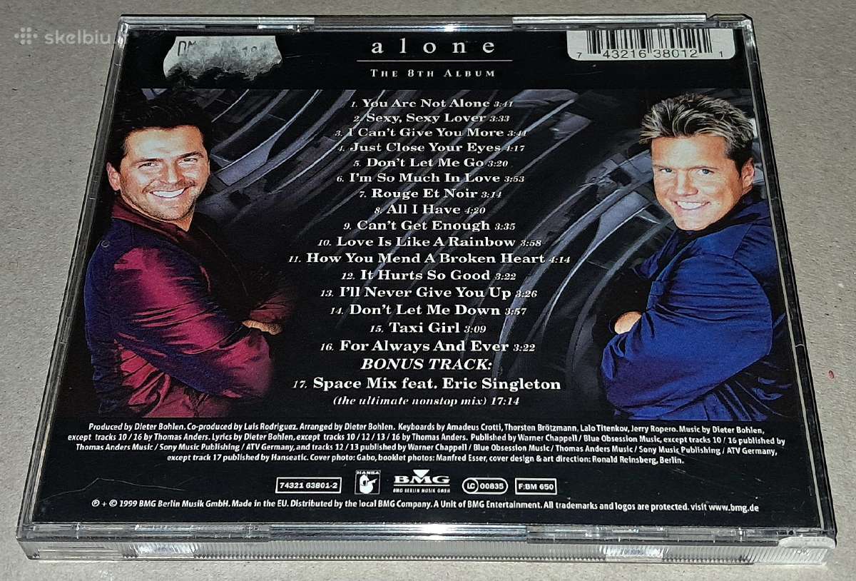 Modern Talking – Alone (Audio CD) - nuotraukos Nr. 2