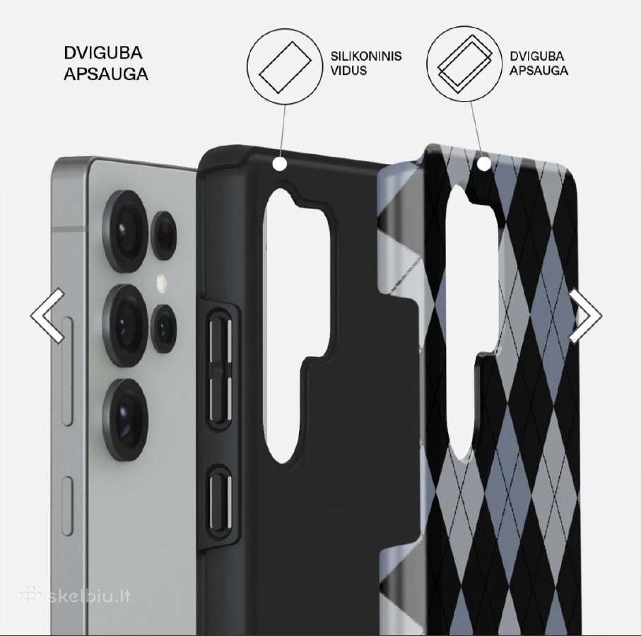 Samsung S25 Ultra Burga dėklas (naujas) - nuotraukos Nr. 4