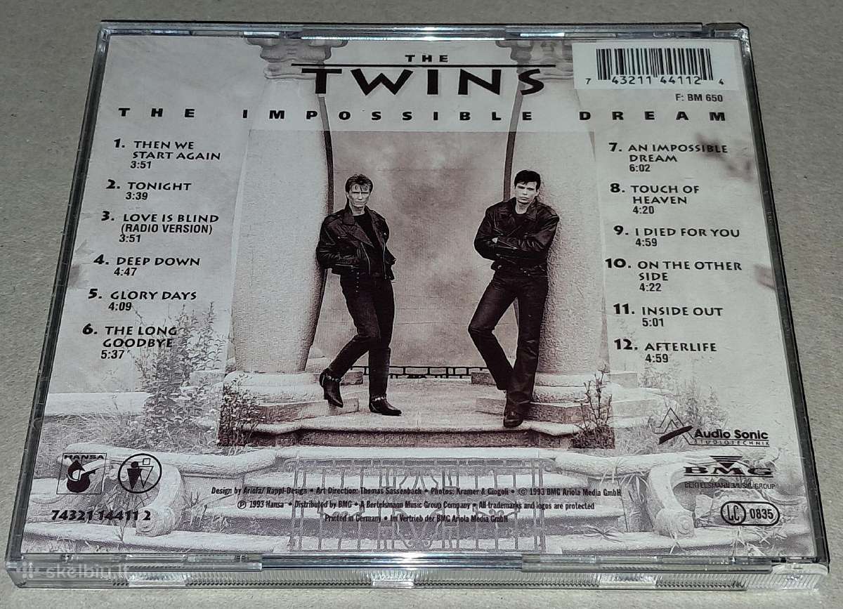 The Twins – The Impossible Dream (Audio CD) - nuotraukos Nr. 2