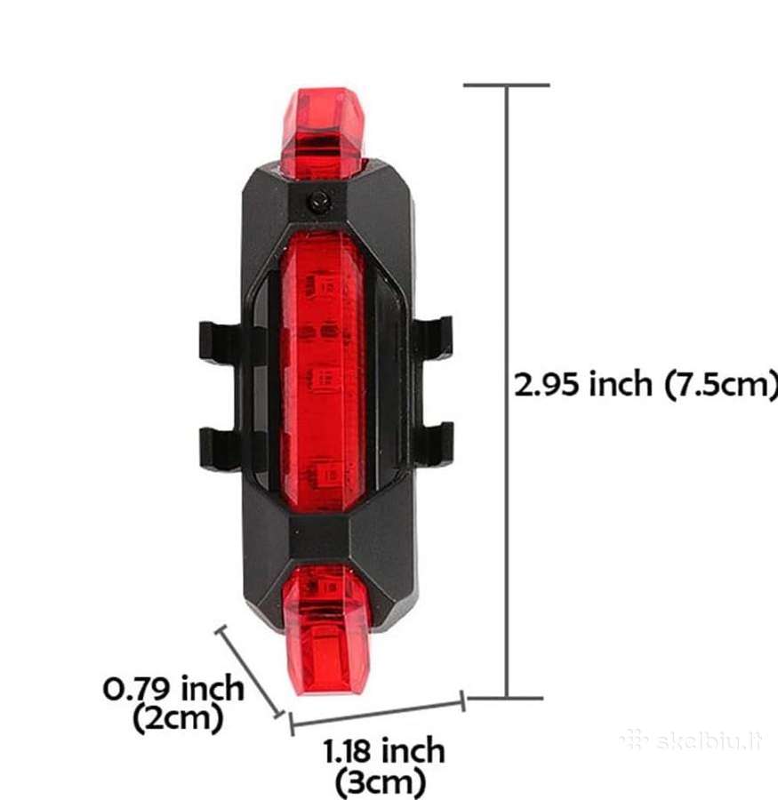 Usb pakraunamas dviračio žibintas - nuotraukos Nr. 2