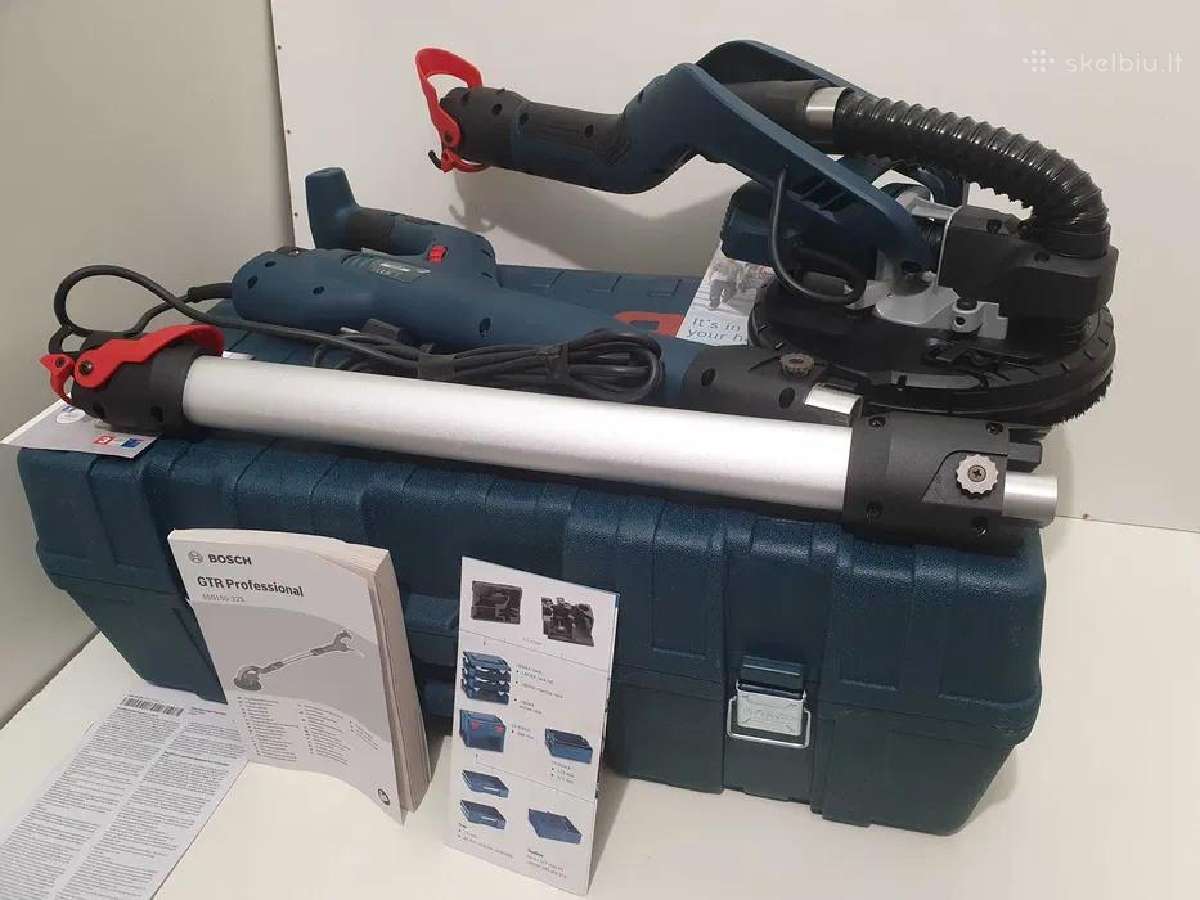 Gipso kartono šlifuoklis Bosch Gtr 550 – naujas - nuotraukos Nr. 3