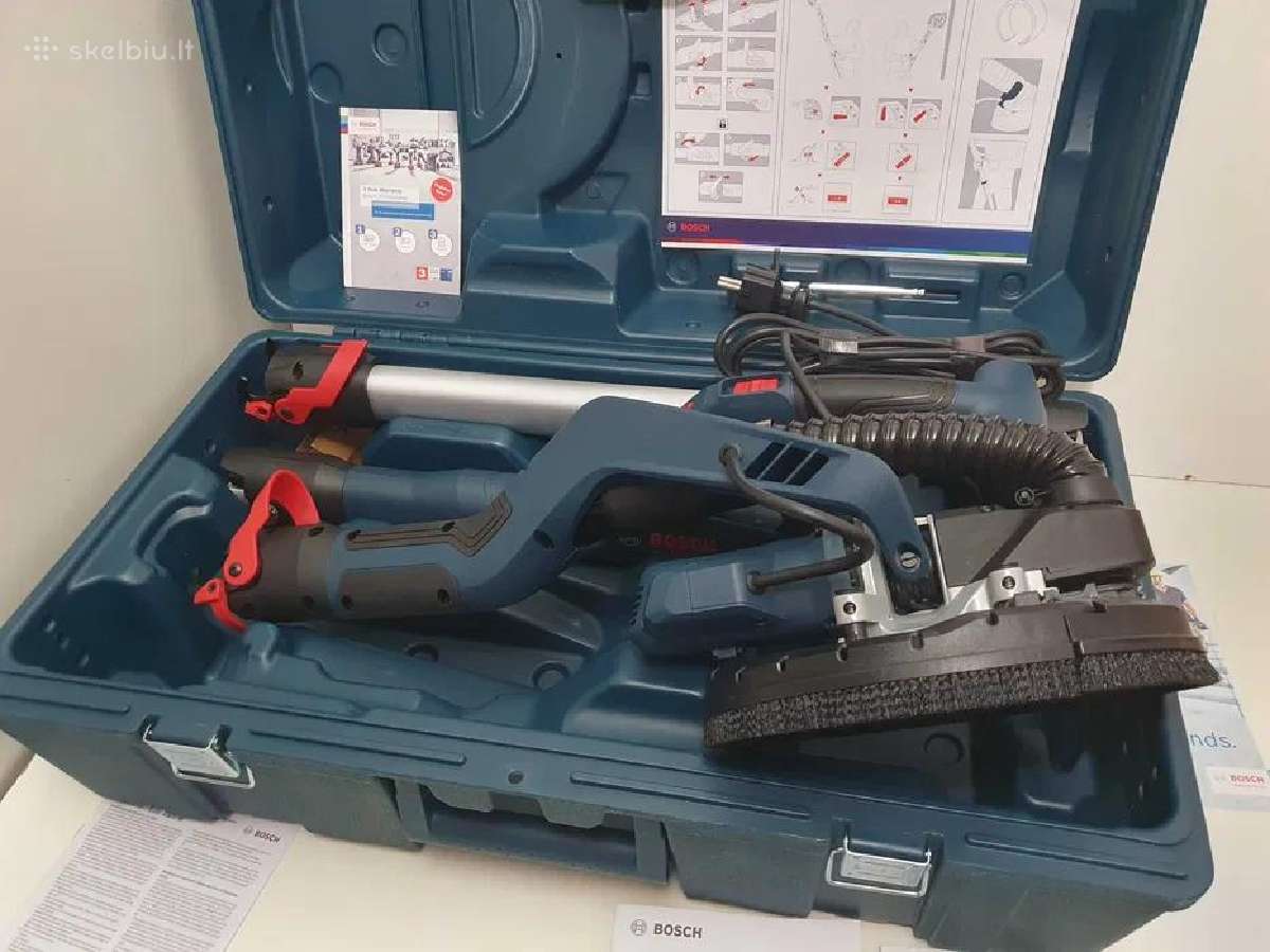 Gipso kartono šlifuoklis Bosch Gtr 550 – naujas - nuotraukos Nr. 6