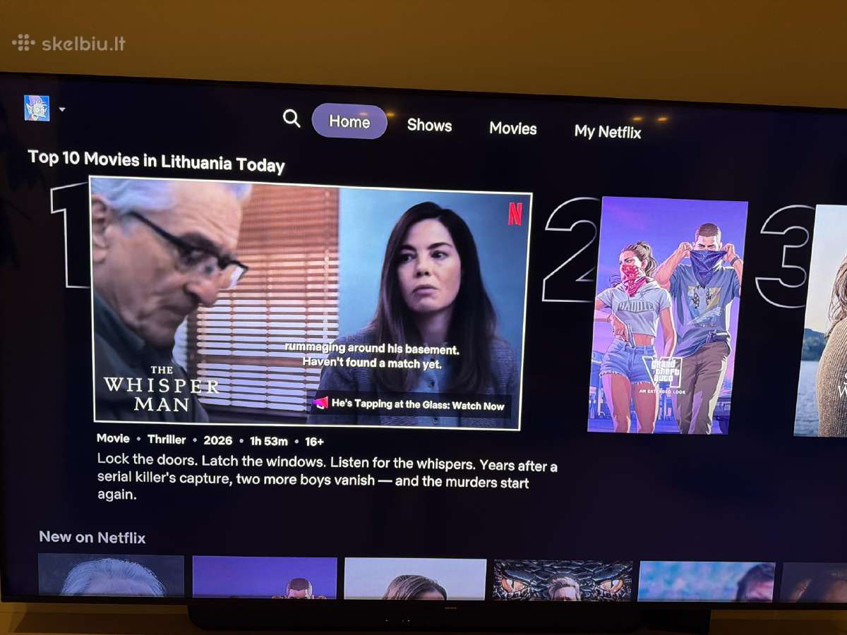 Samsung 75" Qled 4k TV + sieninis stovas - nuotraukos Nr. 2