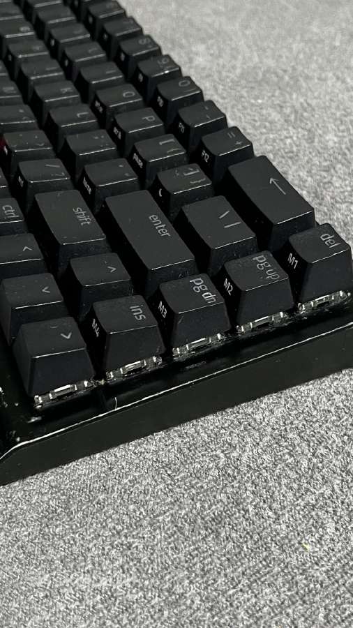 Razer Blackwidow V3 Mini Hyperspeed Belaidė, 65% - nuotraukos Nr. 3