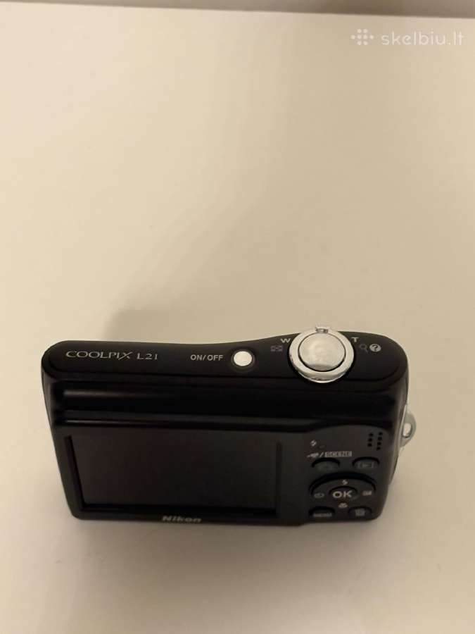 Nikon Coolpix L21 skaitmeninis fotoaparatas. - nuotraukos Nr. 3