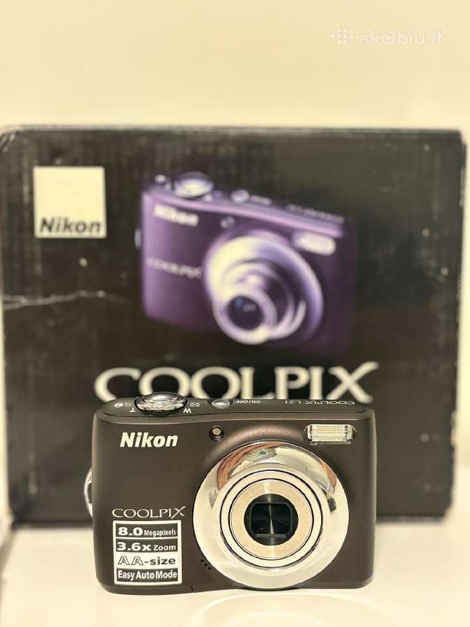 Nikon Coolpix L21 skaitmeninis fotoaparatas. - nuotraukos Nr. 5