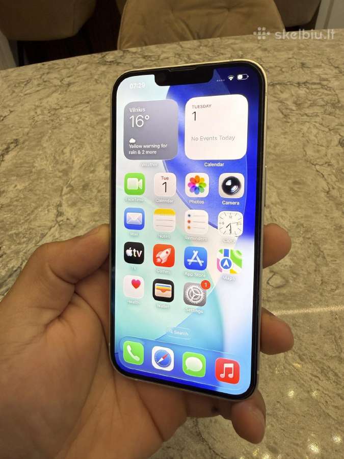 iPhone 14, 256gb 100% baterija - nuotraukos Nr. 2