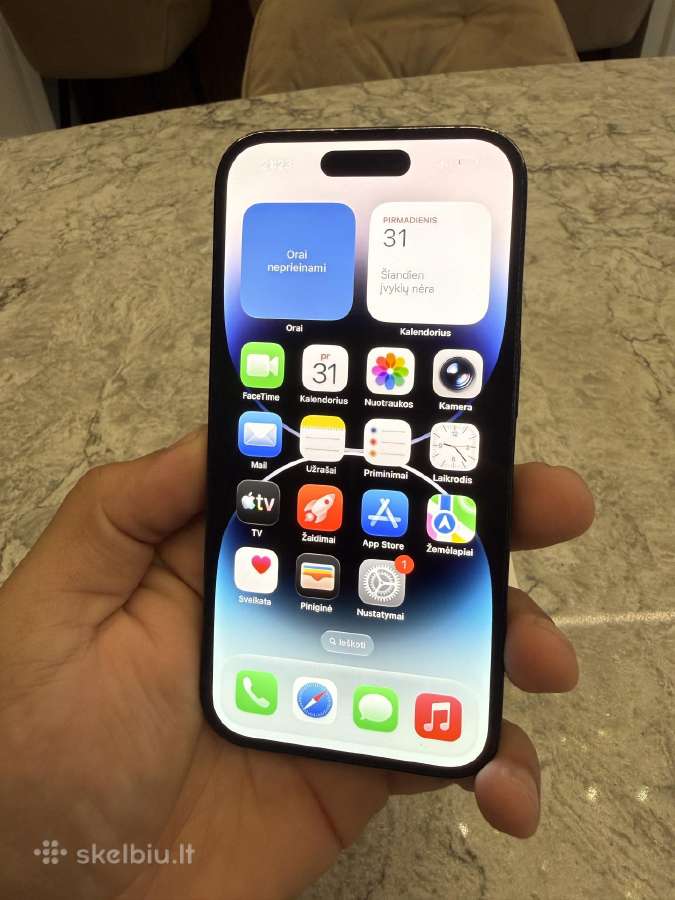 iPhone 14 pro, 128gb 100% - nuotraukos Nr. 2