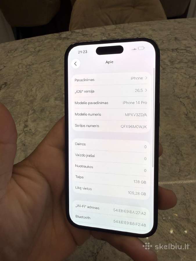 iPhone 14 pro, 128gb - nuotraukos Nr. 5