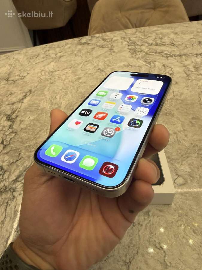iPhone 15 pro, 128gb 88% - nuotraukos Nr. 3