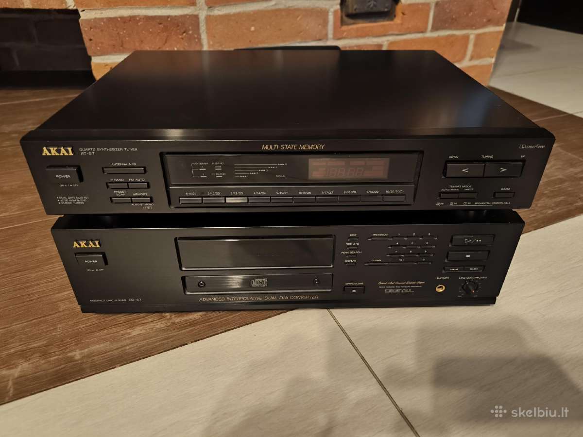 Akai CD-57, At-57 CD grotuvas ir tiuneis - nuotraukos Nr. 2