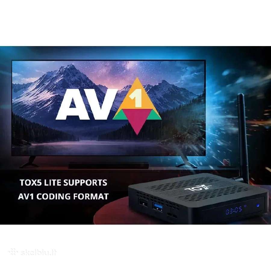 Android TV priedėlis Tox5 Lite - nuotraukos Nr. 7