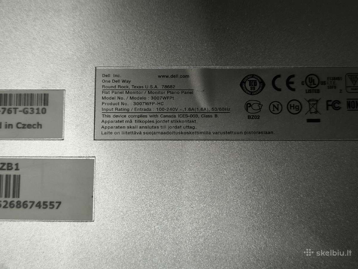 Monitorius Dell 30" - nuotraukos Nr. 2